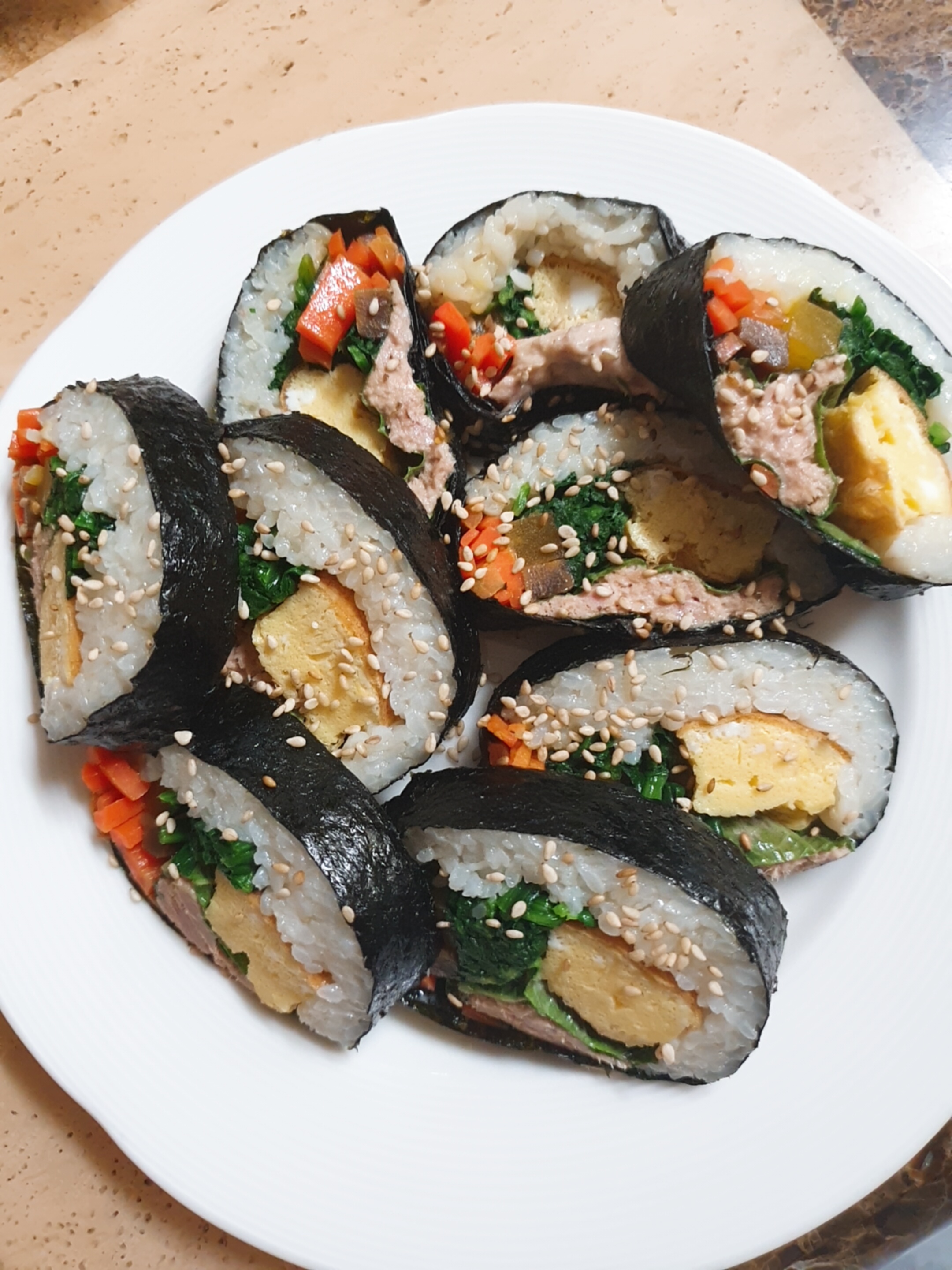 액션본능! 사이퍼즈 오성이의 요리교실:참치김밥